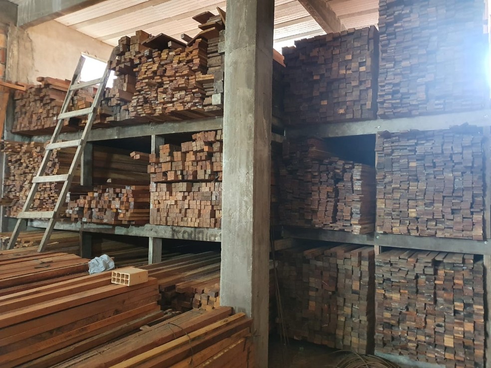 Homem é preso com mais de 70 metros cúbicos de madeira ilegal em Manaus