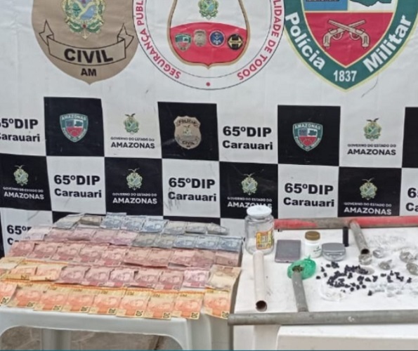 Homem é preso com drogas ao tentar fugir da polícia no Amazonas
