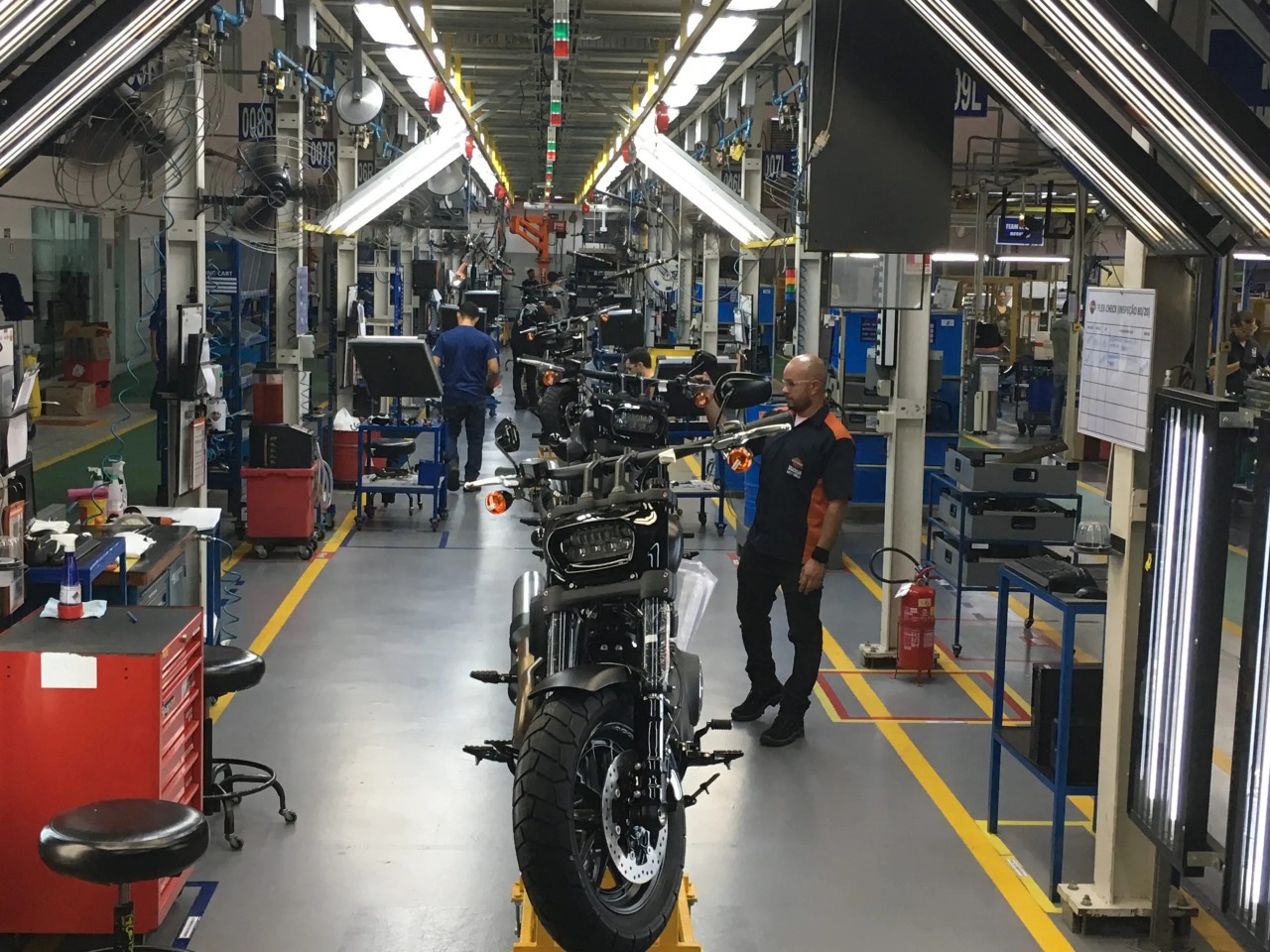 Entidade espera crescimento de 10,5% na produção de motocicletas este ano em Manaus