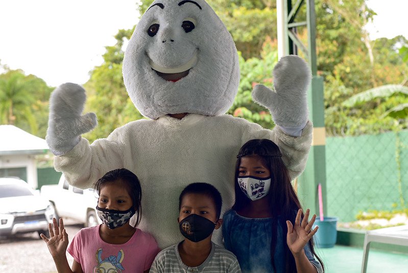 Crianças poderão ser vacinadas contra Covid-19 em escolas a partir de hoje em Manaus
