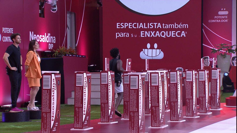 BBB22: Douglas Silva, Lucas e Naiara se enfrentam na prova Bate-Volta