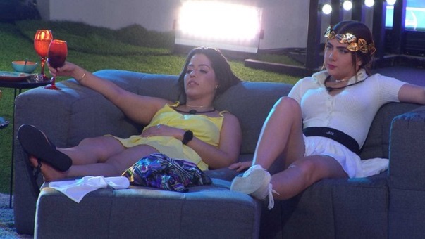 Véspera de prova do líder, Laís questiona voto de Jade: 'bota DG?'