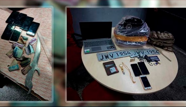 Trio suspeito de assaltar galpão é preso em Manaus