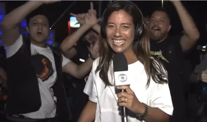 Público 'invade' ao vivo da Globo durante Rock in Rio e xinga Bolsonaro