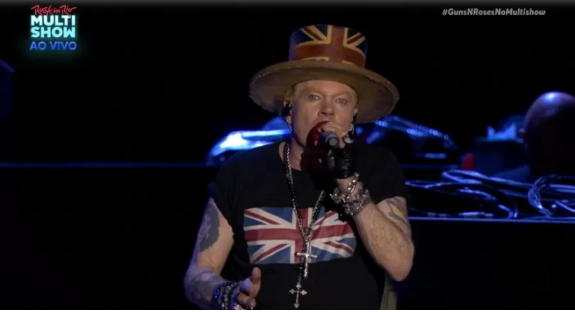 Guns N' Roses faz homenagem para Rainha Elizabeth II no Rock in Rio 2022