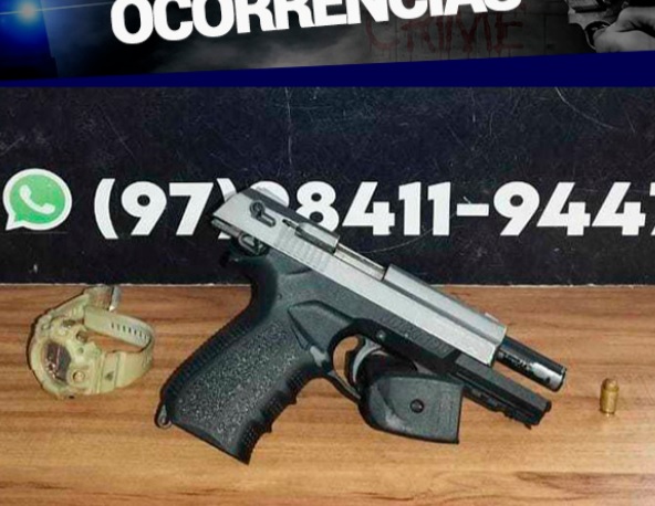 Dupla armada é presa ao passear de moto no Amazonas