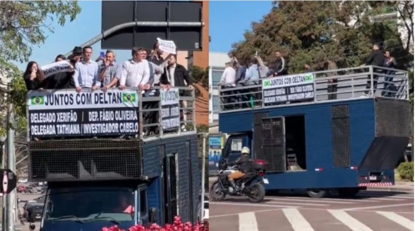 Após ter mandato cassado, Deltan Dallagnol faz carreata sem público; vídeo