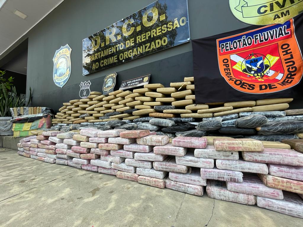 Prejuízo ao crime chega a mais de R$23 milhões após apreensões de drogas no 1º semestre no Amazonas