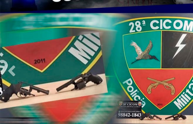Polícia recupera armas roubadas de vigilantes de cemitério em Manaus
