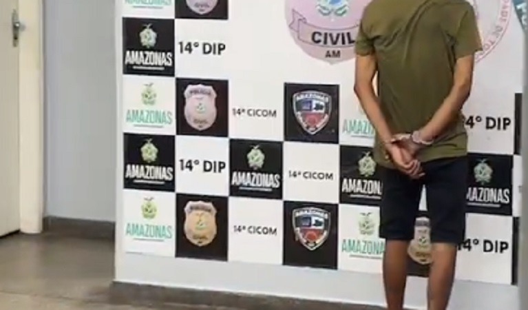 Suspeito de arrastão em pizzaria é preso com carro roubado em Manaus