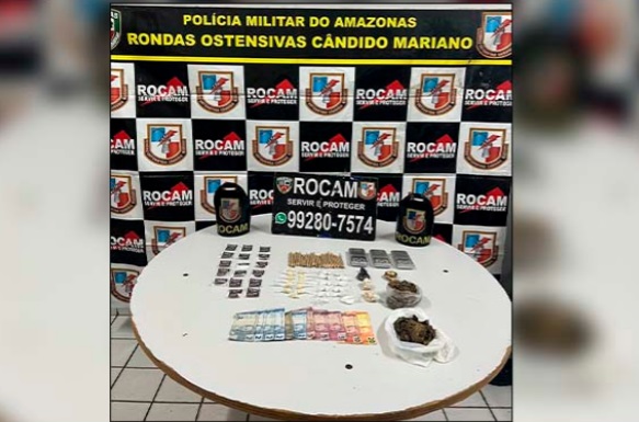 Adolescentes são apreendidos com drogas em Manaus