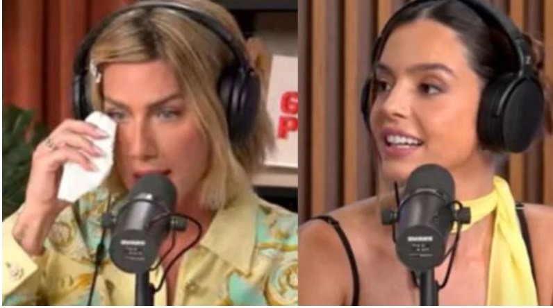 Giovanna Ewbank chora ao lembrar namoro do irmão com Lancellotti