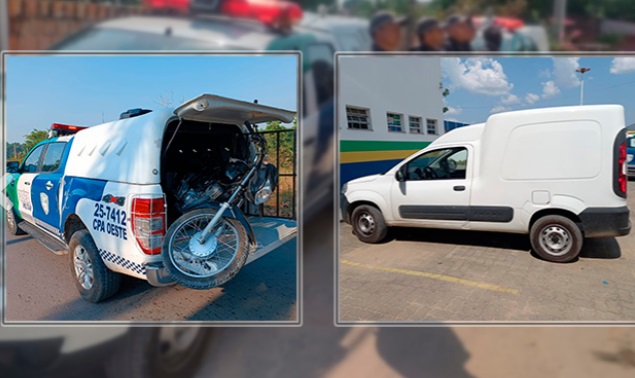 Polícia recupera dois veículos roubados durante feriadão em Manaus