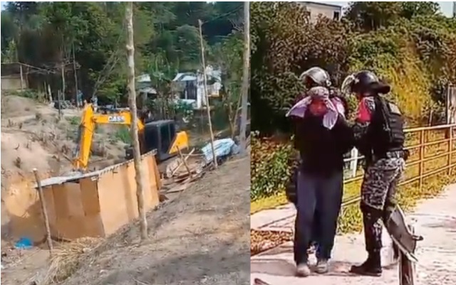 Cinco pessoas são presas durante reintegração de posse na Avenida das Flores