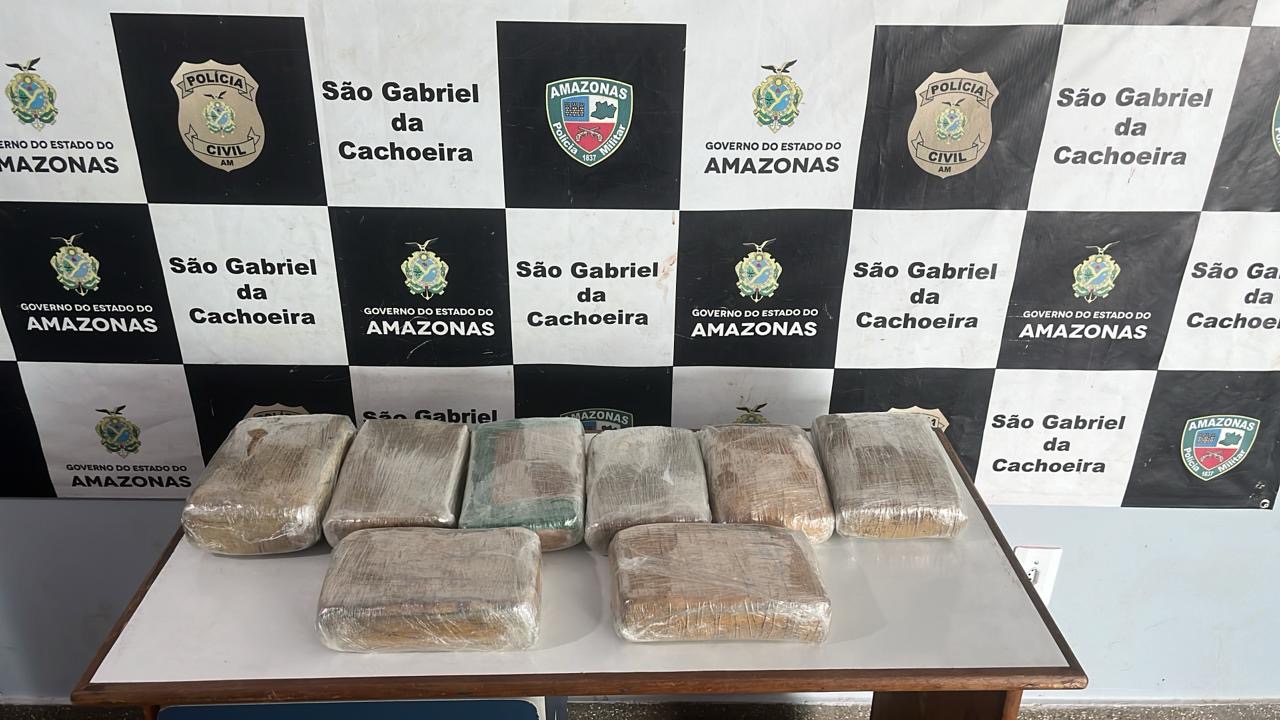 Mulher é presa com 23 kg de maconha no aeroporto de São Gabriel da Cachoeira