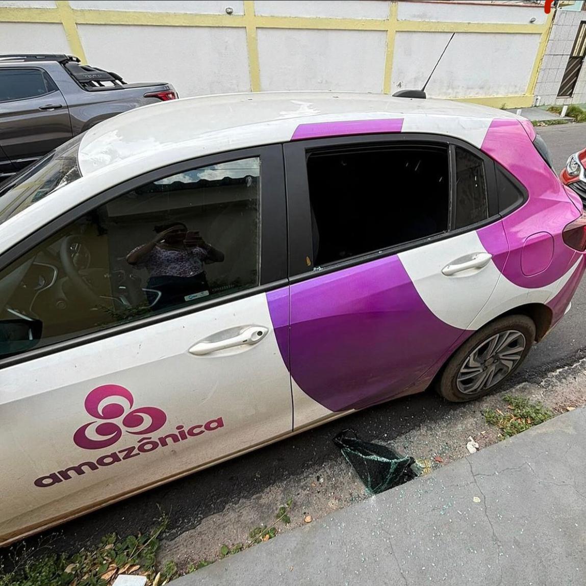 Criminoso quebra carro de reportagem e rouba R$ 60 mil em equipamentos da Rede Amazônica