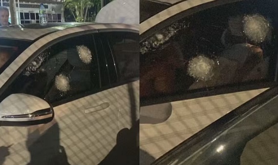 Carro de ex-presidente do PRTB é alvejado durante atentado no DF