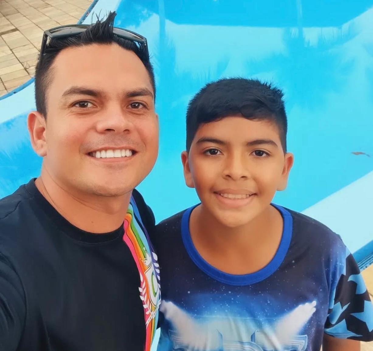 Edmundo Oran aparece na Catedral de Parintins após 20 dias de acidente que deixou filho em estado grave