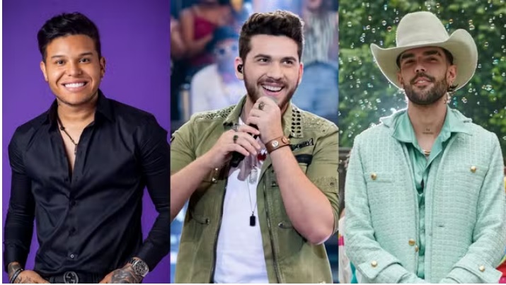Tierry, Gustavo Mioto e Luan Pereira são atrações da festa no BBB25