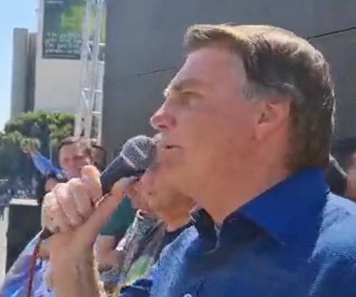 Vídeo: Bolsonaro discursa durante manifestação em São Paulo