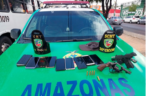 Em 24h, polícia apreende 11 armas usadas em assaltos em Manaus