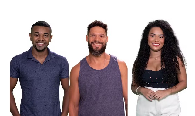 Davi, Juninho e Thalyta estão no paredão do BBB