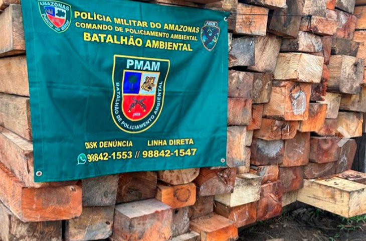 Polícia apreende maquinário e madeira em serraria ilegal no Amazonas