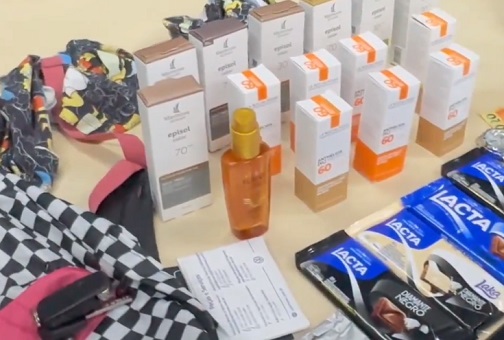 Motorista de app é preso com produtos roubados de farmácia no Alvorada