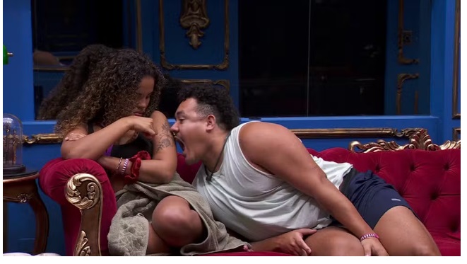 Pitel dá invertida em Lucas após brincadeira: 'Sai, pô!'