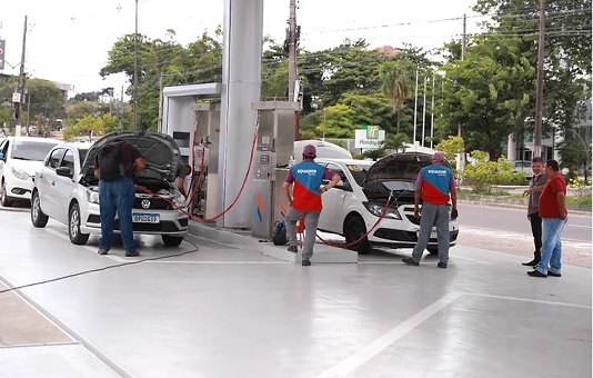 Manaus ganha novo posto de abastecimento de gás natural na zona Leste