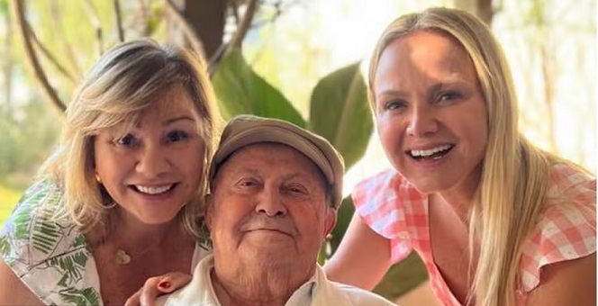 Pai da apresentadora Eliana morre aos 92 anos