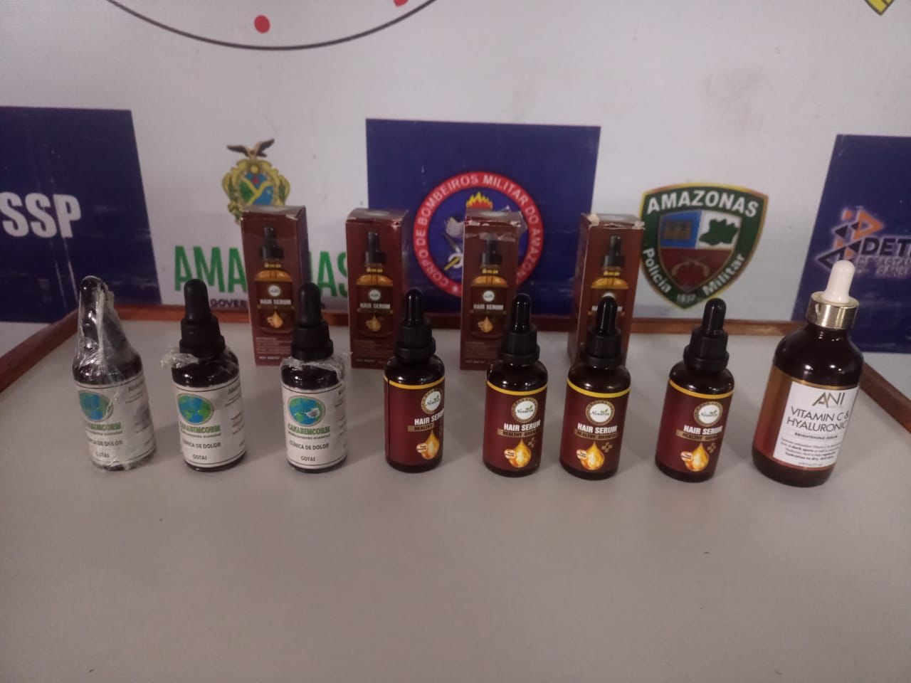 Maconha é apreendida em frascos de produtos de beleza em Coari