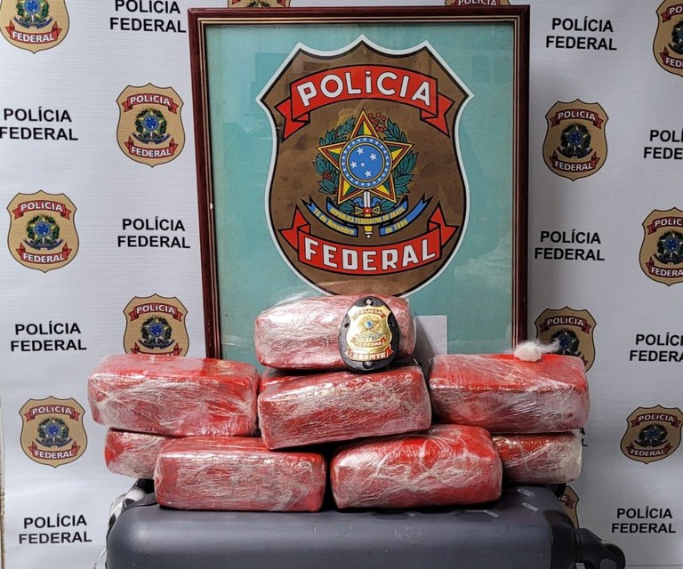 PF prende passageiro que saiu de Manaus com mais de 10 kg de drogas