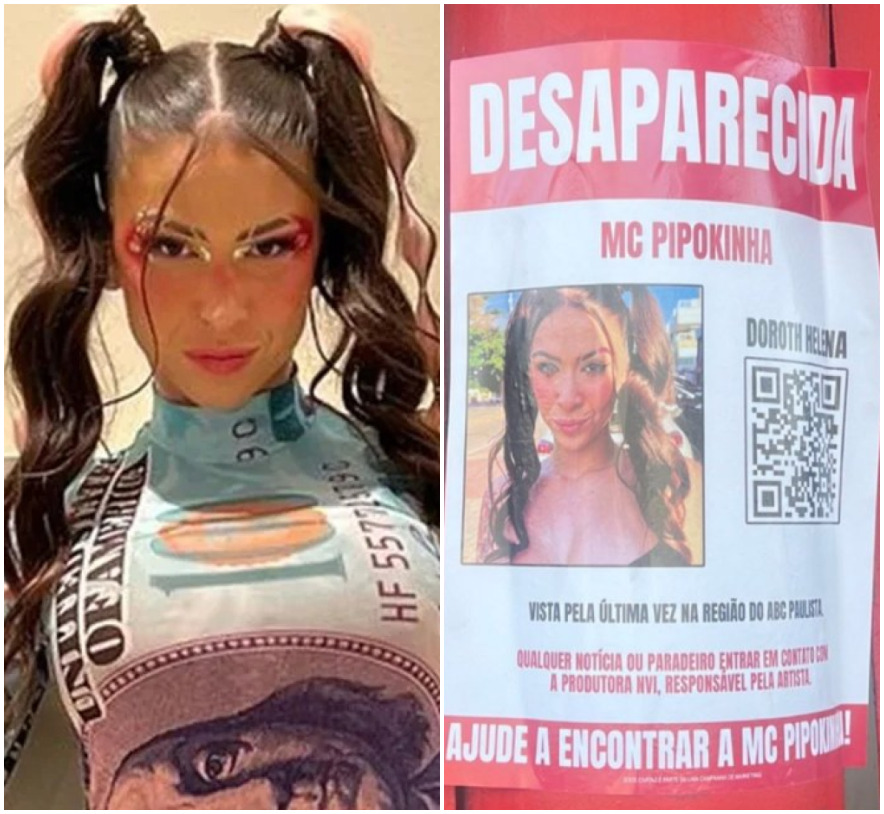 MC Pipokinha é dada como desaparecida após show e gera revolta