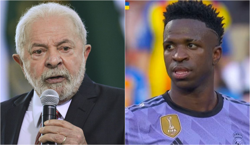 Lula pede 'sérias providências' diante de xingamentos racistas contra Vinicius Junior