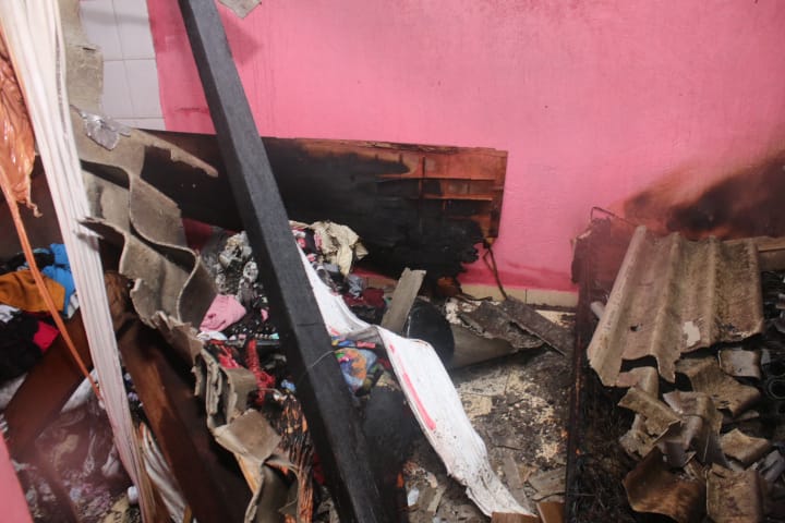 Vizinha relata cena de horror em incêndio que matou criança carbonizada em Manaus  