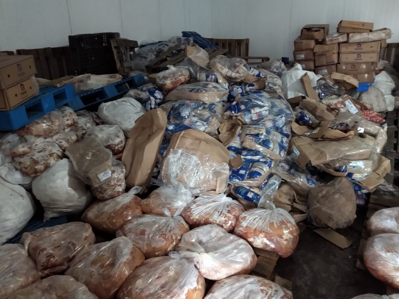 Mais de 21 toneladas de carne vencida são apreendidas de estabelecimento em Manaus