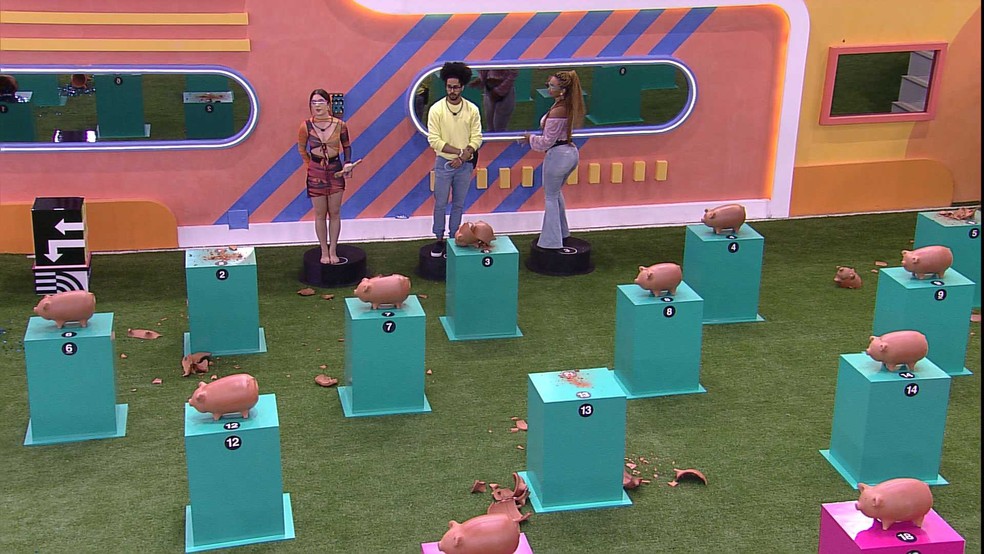 Jade, Luciano e Natália disputam bate e volta no primeiro paredão do BBB22