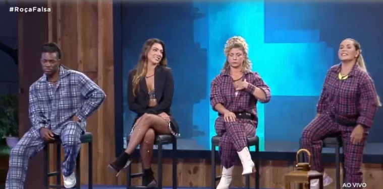 Bárbara, Deolane, Pelé e Pétala estão na roça falsa de A Fazenda