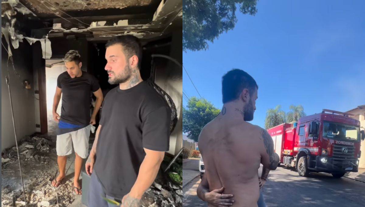 Lutador e esposa pulam do 2º andar de casa para escapar de incêndio em São Paulo