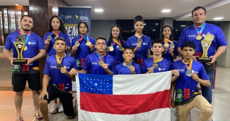 Jogos Escolares Brasileiros 2023: Amazonas conquista 12 medalhas no wrestling