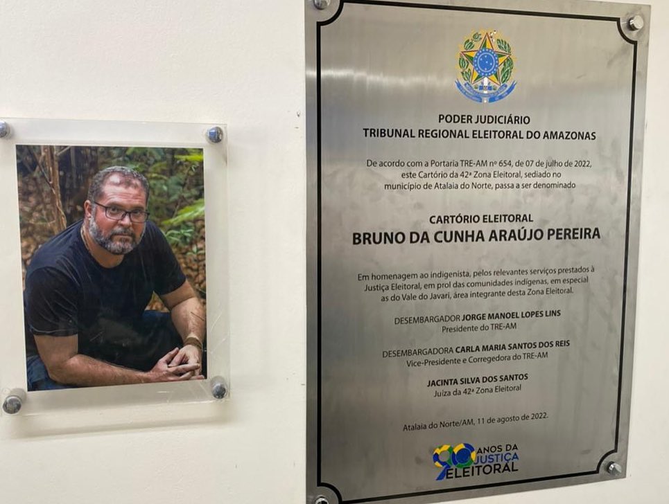 Bruno Araújo é homenageado e dá nome ao Cartório Eleitoral de Atalaia do Norte
