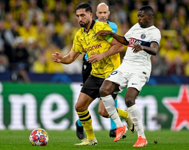 Dortmund vence PSG na Alemanha e abre vantagem na semifinal da Champions