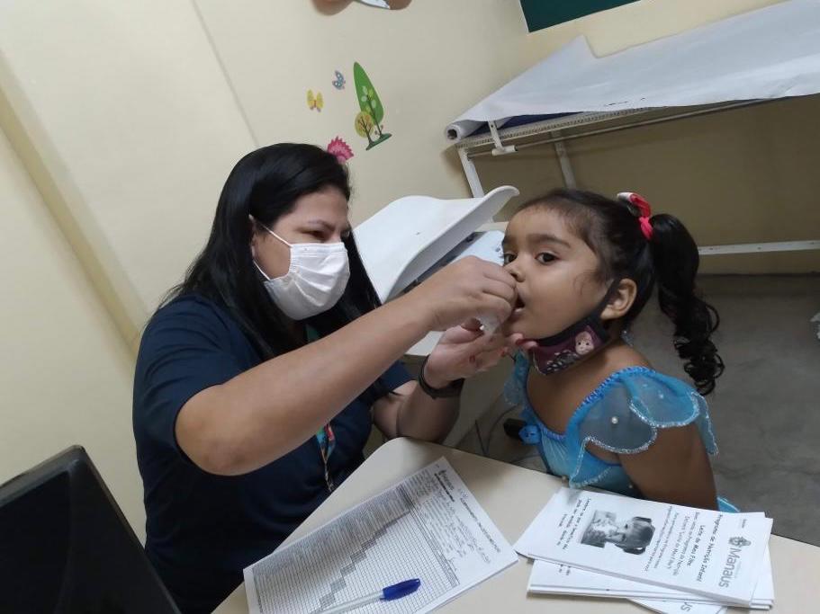 Prefeitura oferta suplementação de vitamina A para crianças de até 5 anos em Manaus