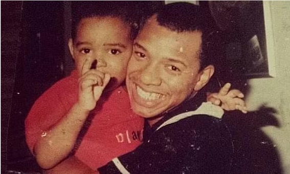 Filho de Anderson Leonardo, do Molejo, posta homenagem em despedida ao pai