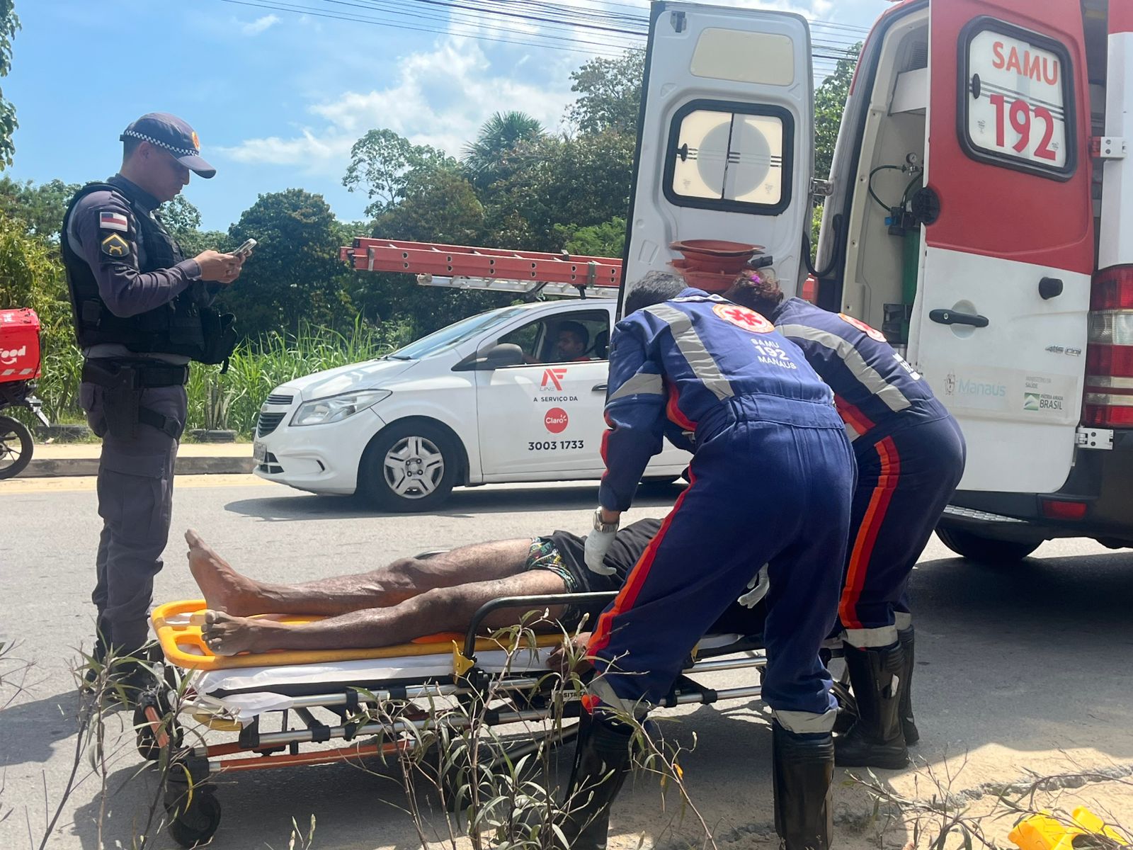 Homem é espancado por populares após ser flagrado furtando casa na Cidade Nova