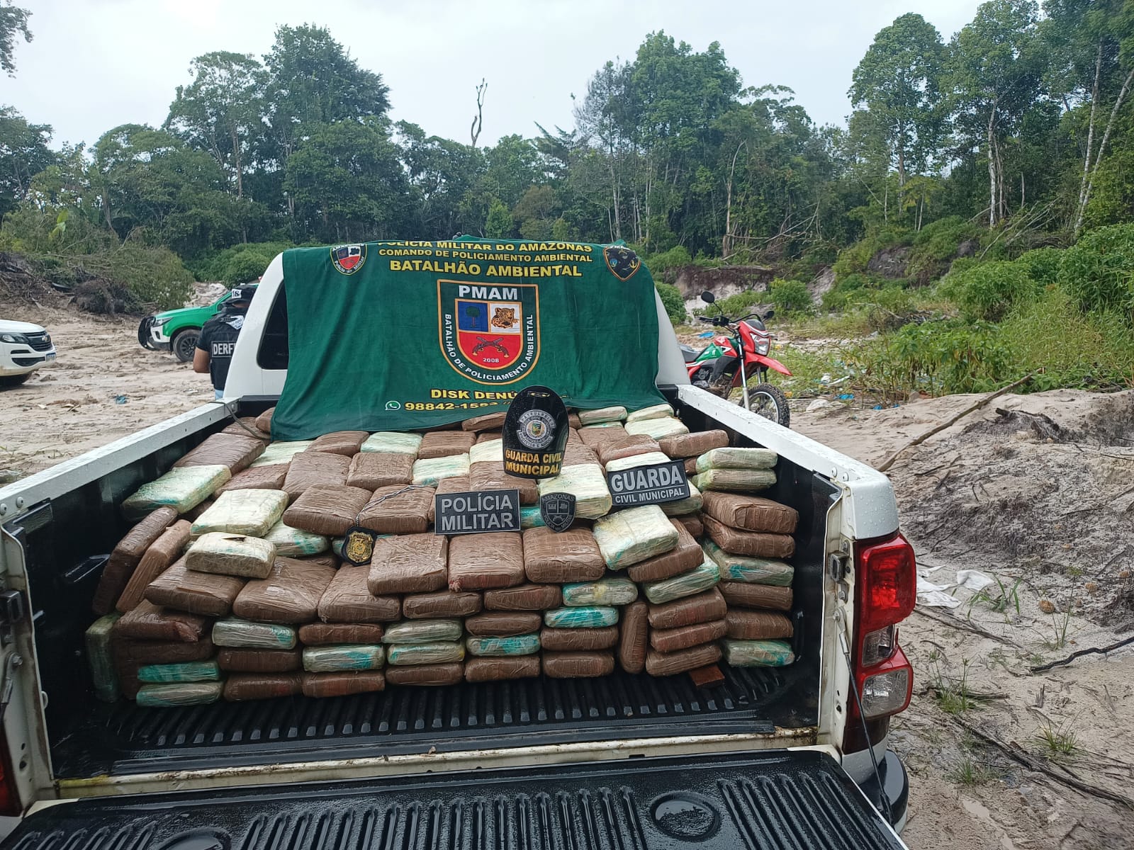 Polícia apreende drogas avaliadas em mais de R$ 6 milhões no Amazonas