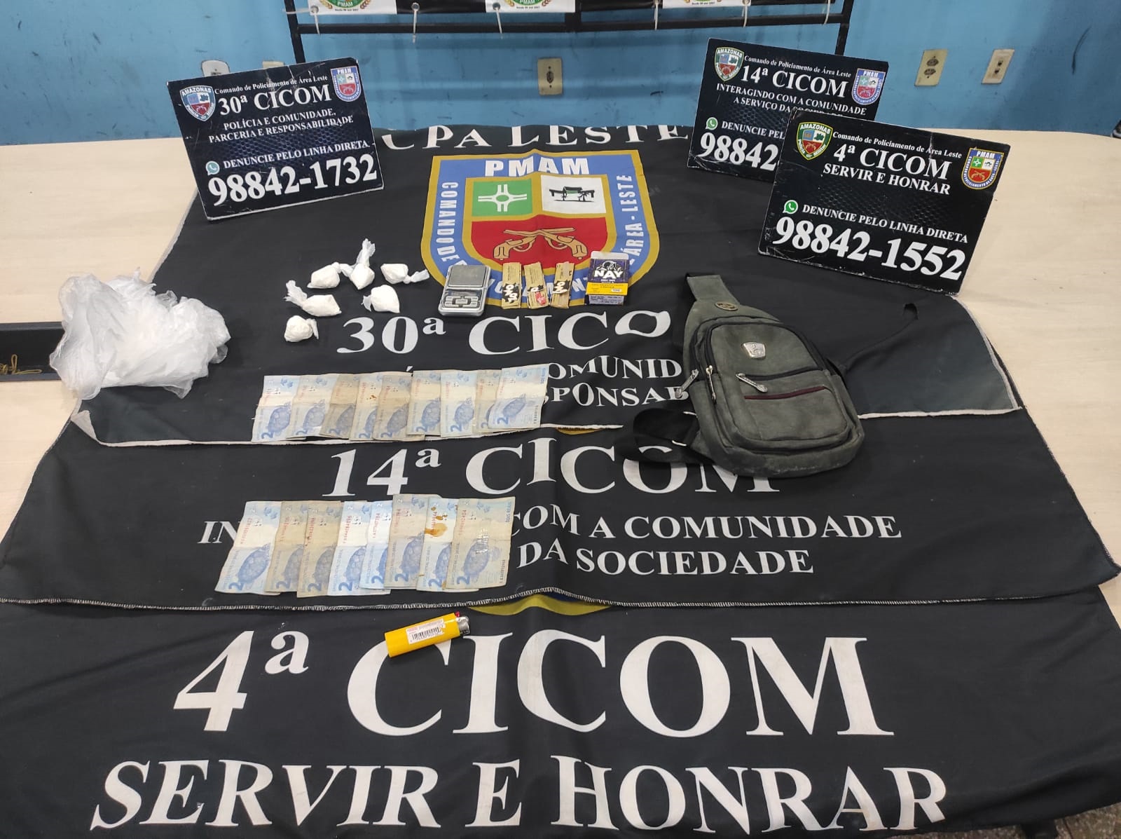 Homem é baleado após atirar contra viatura para não parar em abordagem em Manaus