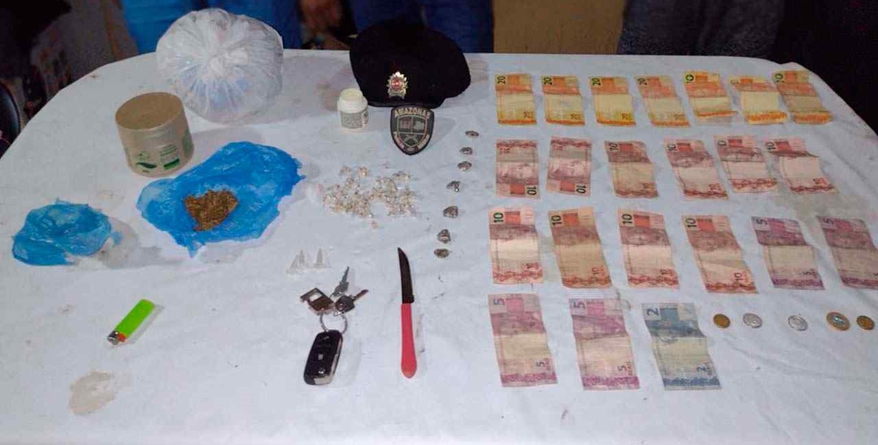 Jovens que vendiam drogas em laje são presos no Amazonas