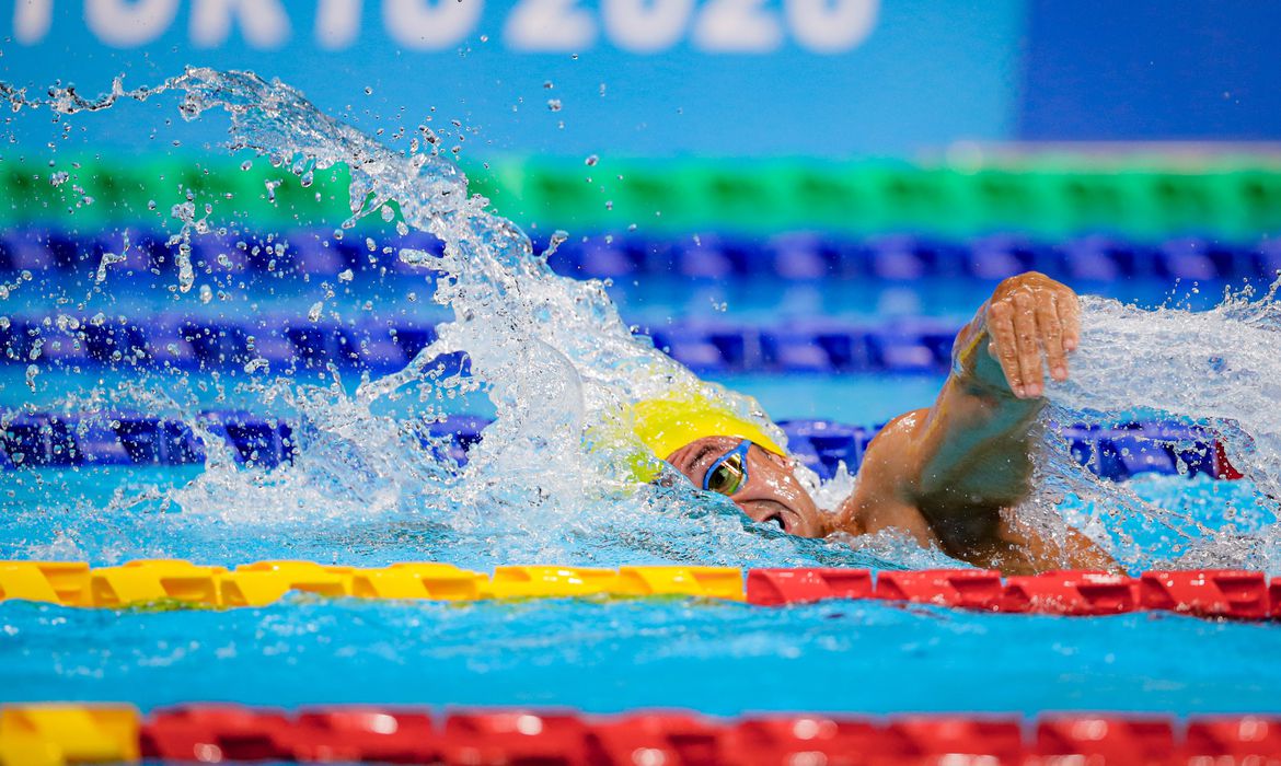 Seis brasileiros disputam finais da natação na Paralimpíada de Tóquio 